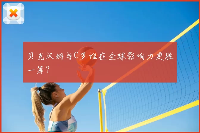 贝克汉姆与C罗谁在全球影响力更胜一筹?